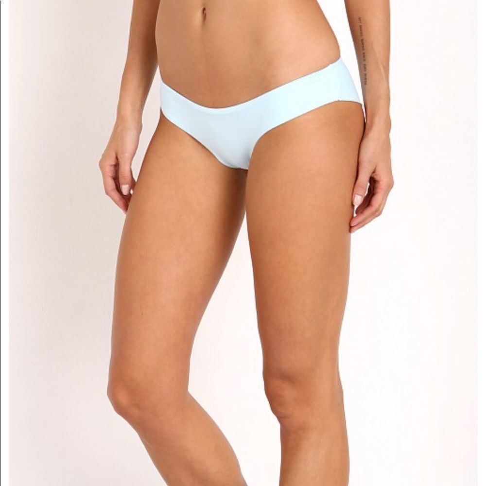 NWT Eberjey Light Blue Coco Cielo Bikini Bottoms L